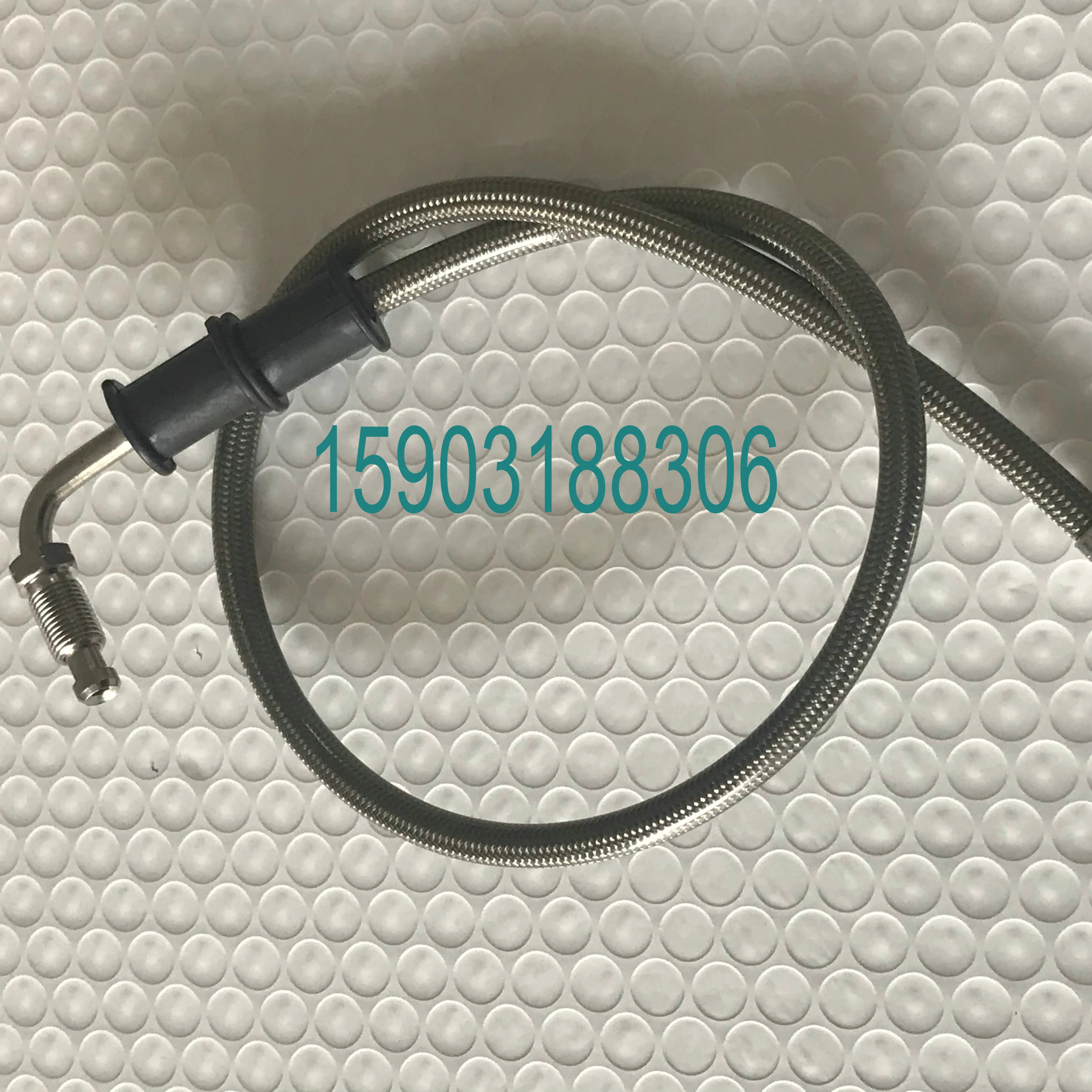 Автозапчасти, Тормозная Линия для мотоцикла, оплетка из нержавеющей стали, ПТФЭ труба с M10X1, штекерные фитинги