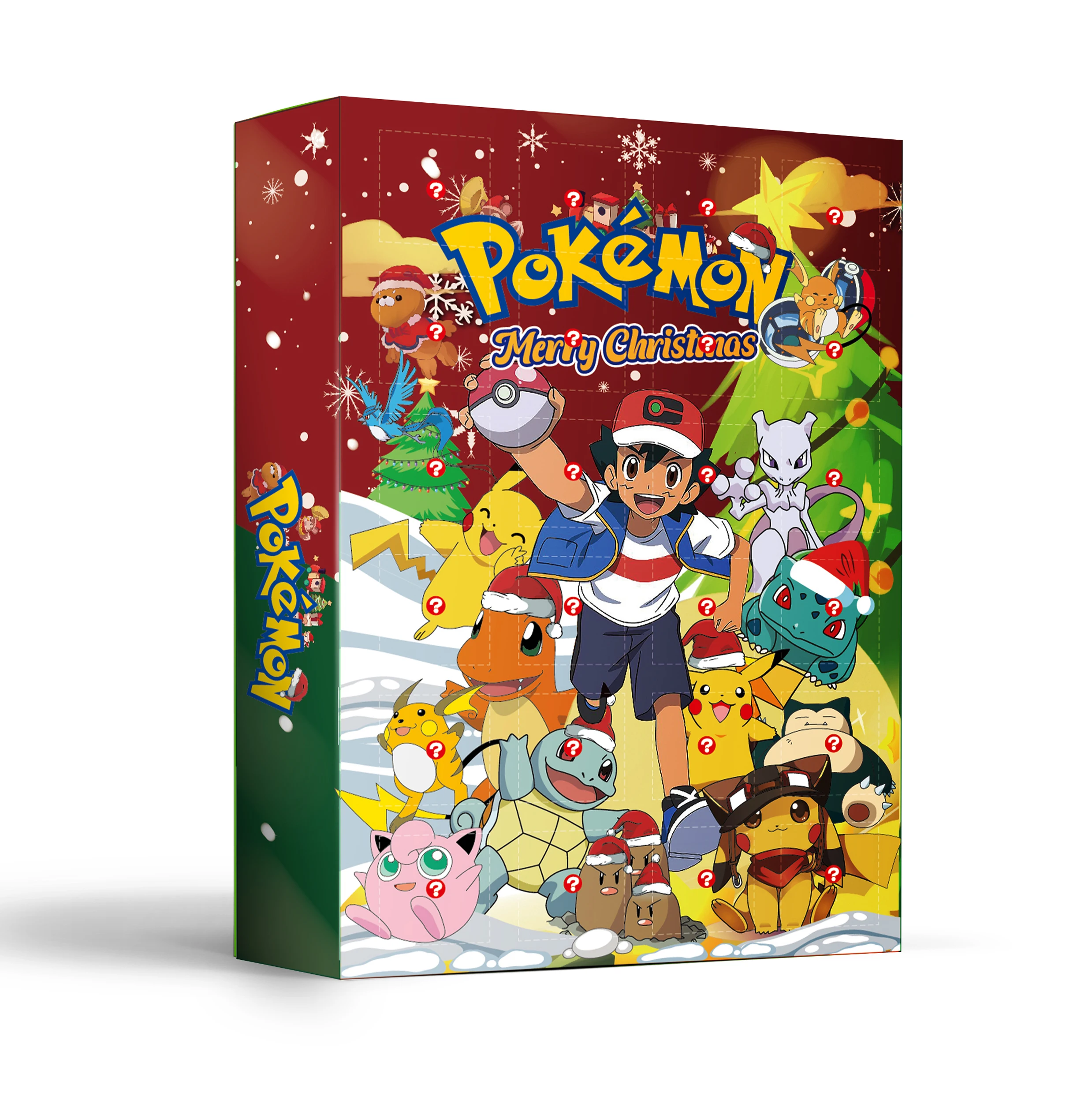 In Stock 24pcs Set Anime Figure Christmas Advent Calendar Gift Kawaii Pikachu Anime Figural Action Pvc Model Kid To