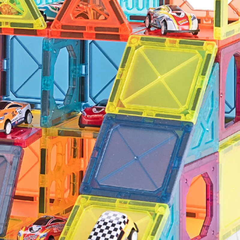 112 Pcs 3D Toys Magic Magnetic Blocks Set Preschool Toys Gifts Magnetic Toy Set Building Block Educational For Kids