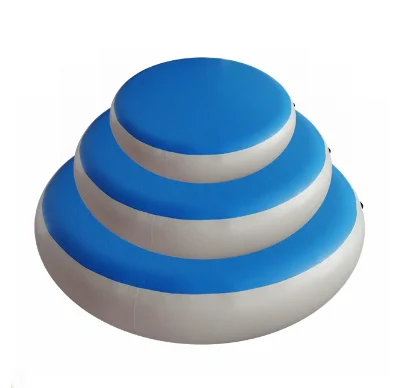 Оптовая продажа по заводской цене, маленький тренировочный надувной воздушный круг, Круглый гимнастический коврик, воздушный трек