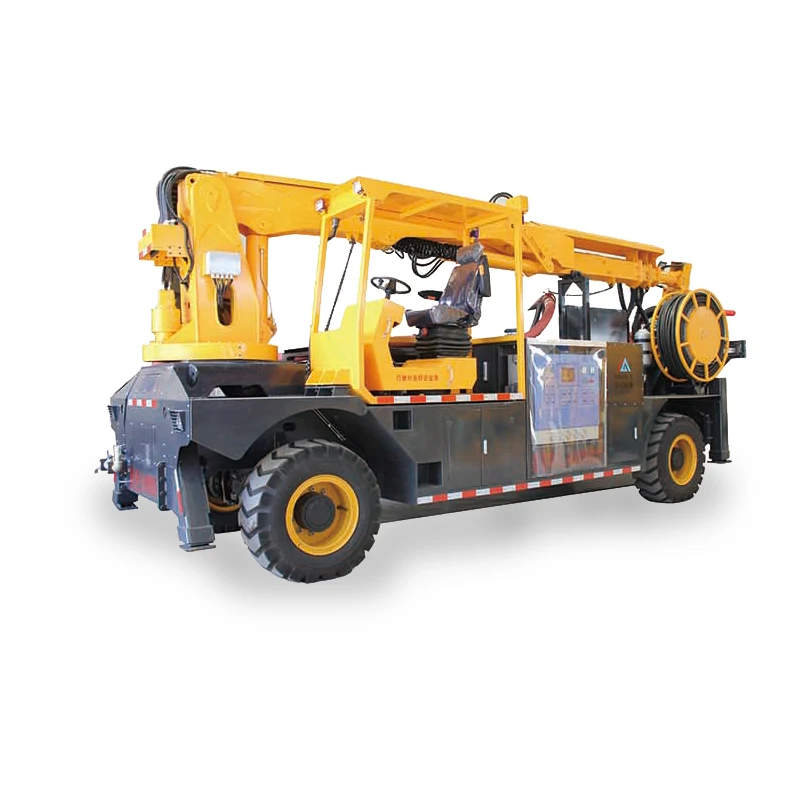 Wet Concrete Spraying Trolley,Tunnel Use Concrete wet spray truck,Building Machine Spray Machine