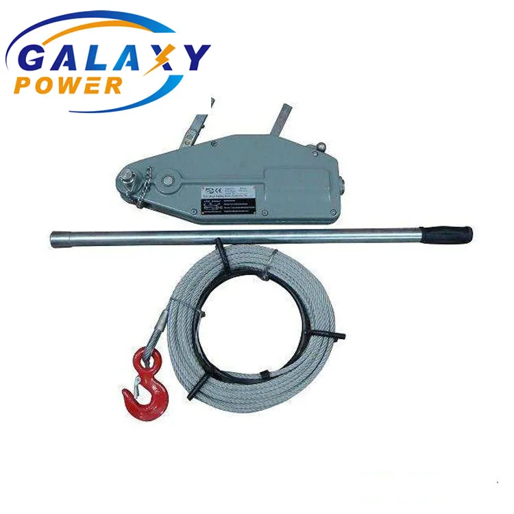 
1 Ton Overhead Line Construction Tools Wire Rope Puller For Overhead Transmission Line 