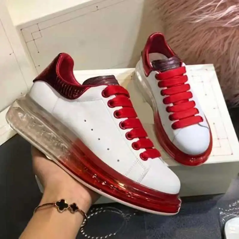 Original Designer Sneakers Famous Brands Transparent Air Soles Zapatos Deportivos Stock De Chaussure Hommes Leather Luxury Shoes