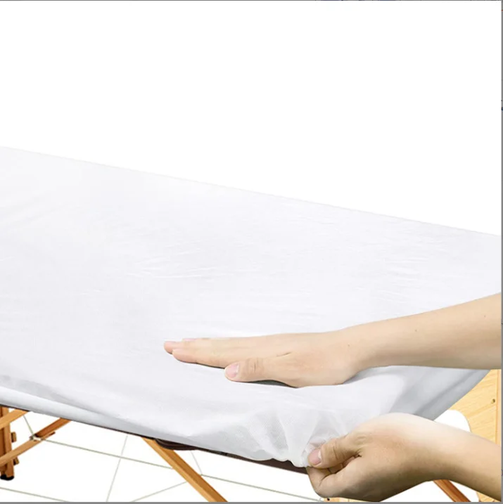 cheap Disposable Fitted Sheets Elastic Massage Bed Sheets Covers for Spa Beauty Salon Waterproof Oilproof Sheets Cover