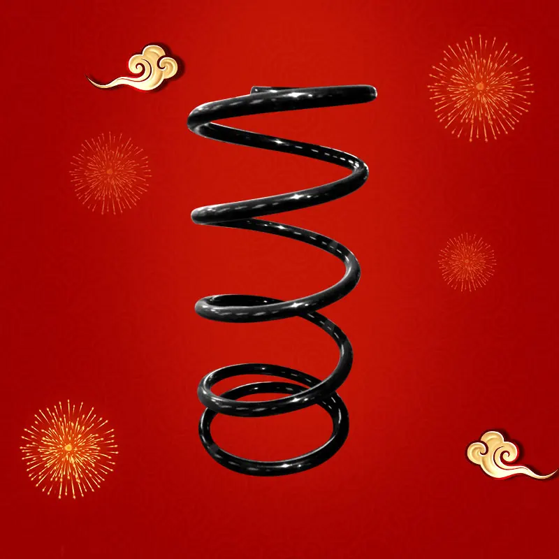 large wire heavy duty compression spring for cars shock absorber coil spring