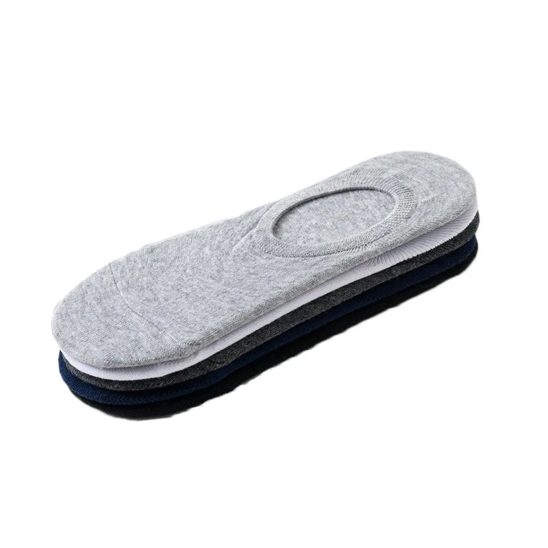 Spring and summer new style no show invisible boat socks solid color men