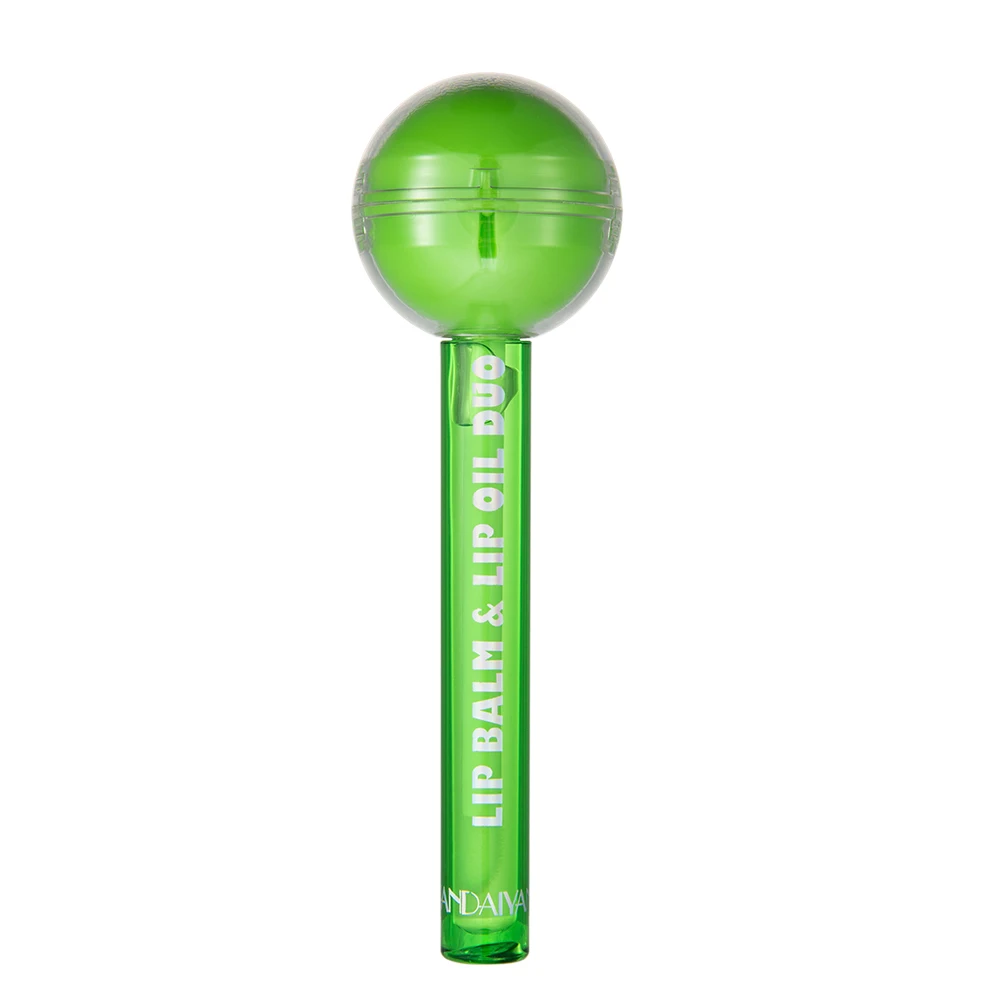 HANDAIYAN Manufacturer Brand Owners Lollipop Moisturizing Lip Balm Lip Oil 2 in 1 Vegan Makeup Cosmetics