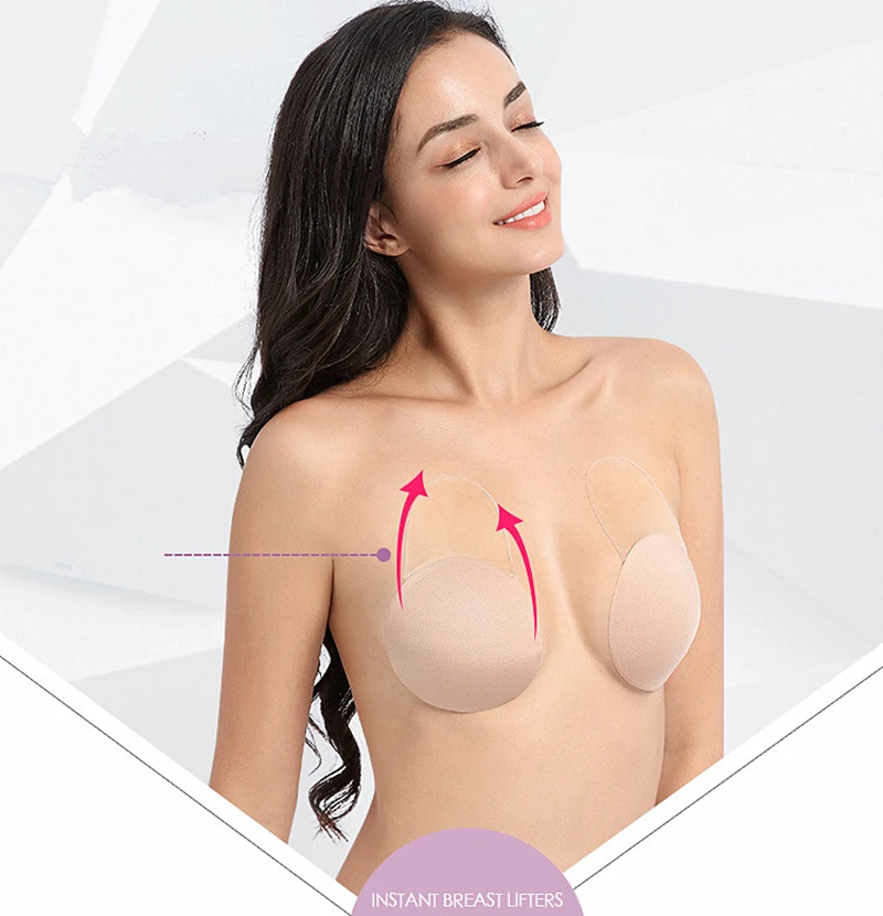 Invisible bra push up breast lift up bra silicone bra for women