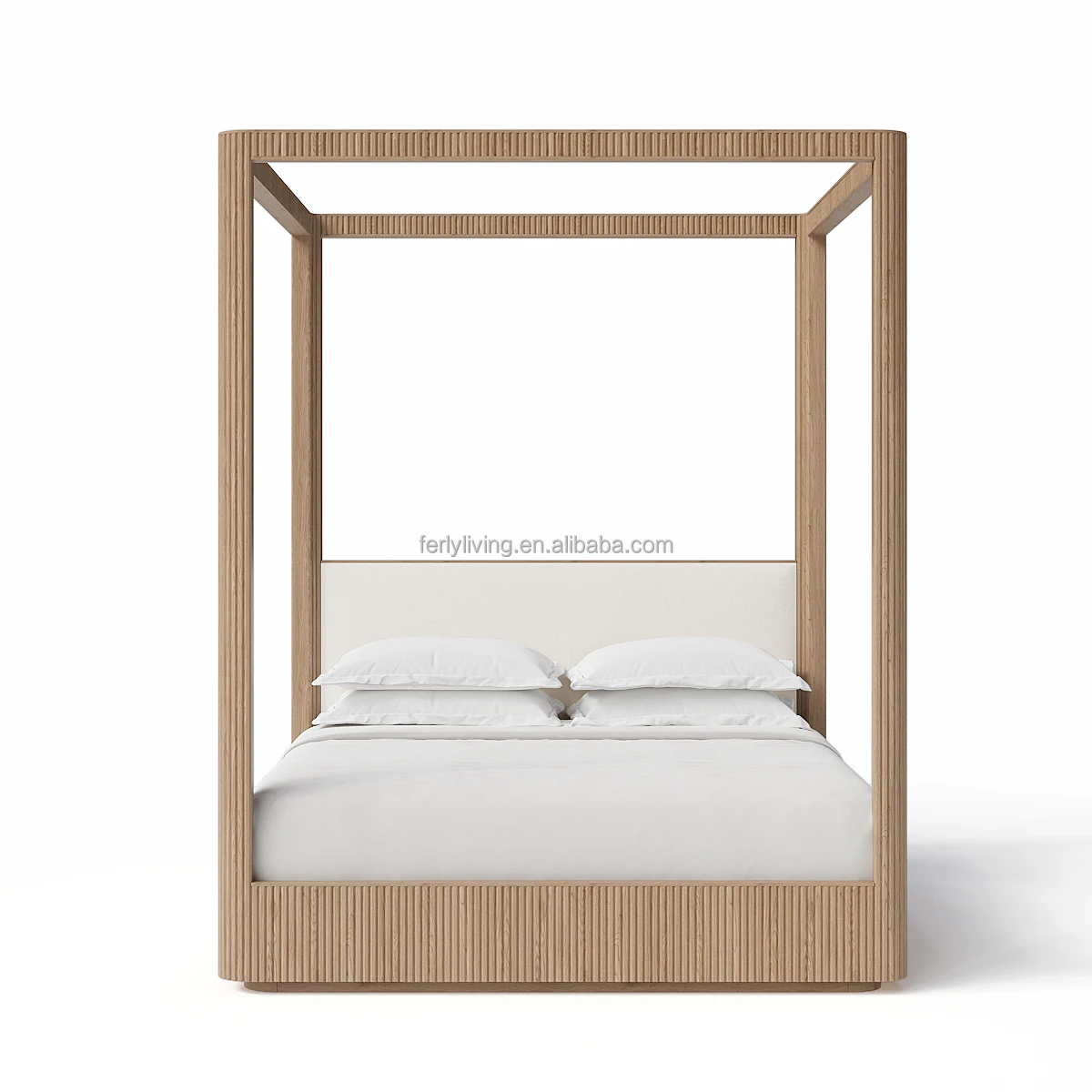 FERLY Furniture Bedroom Sets Modern Luxury King Size Bed Set Furniture Bedroom Canopy Bed Frame
