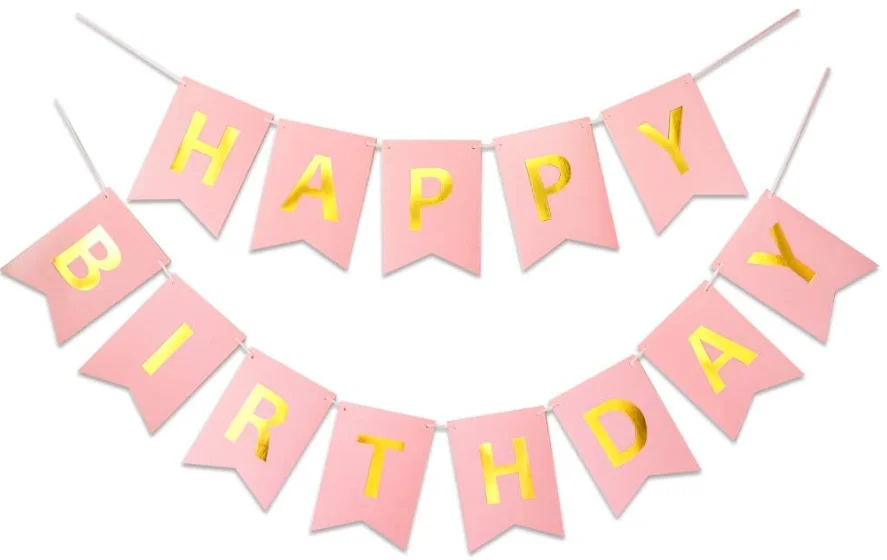 Colorful Happy Birthday Banner Blue Happy Birthday Banner Birthday Banner Decoration DIY Party Decoration Party Supplies