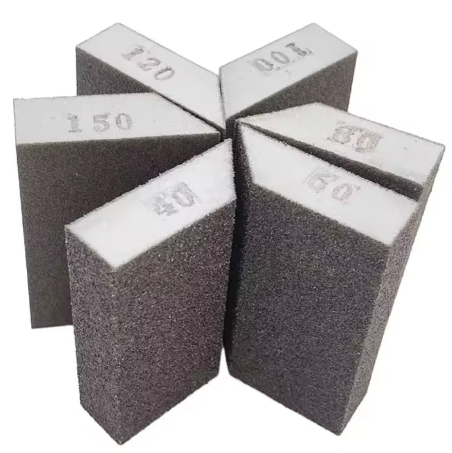 Foam Sanding Block Abrasive Waterproof Grinding Polishing Sanding Block Sponge Sanding Pad for Automotive and Woodworking