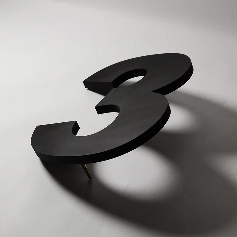 Acrylic digital house number 20cm digital housing community villa building number unit sign