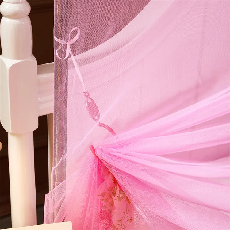 Palace design high quality folding double bed canopy mosquito net with hook