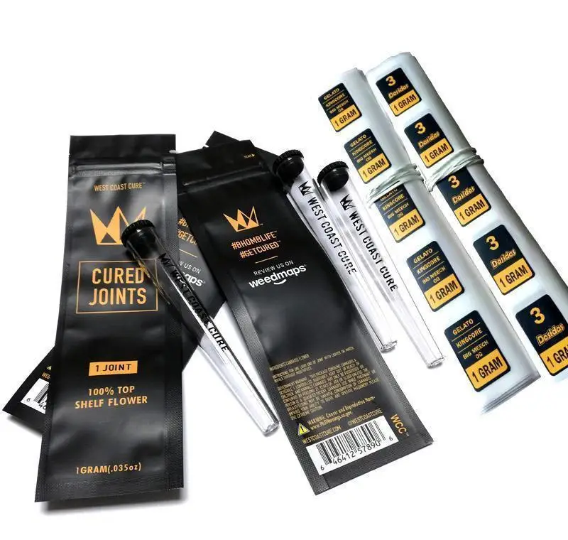 
 Пластиковые сорняков сумка West Coast Ziplock лечения суставов малой емкости из материала майлар хранения Запаянные пакетики с замком и ключом  