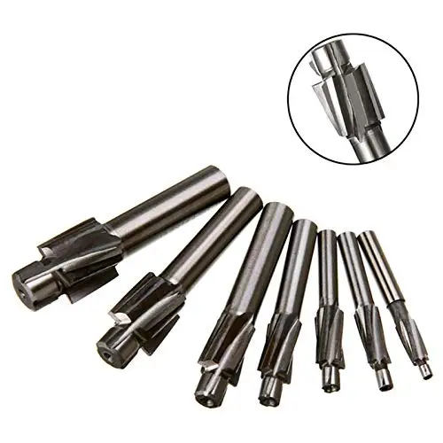 Counterbore Milling Cutter High Speed Steel Pilot Slotting Tool End Mill Slot Drill Bit Set M3-M12