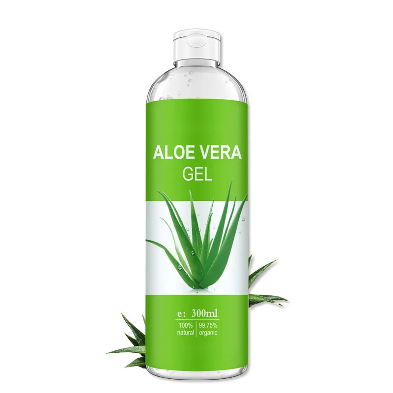 Private label aloe gel nature ice soothing 100% aloe vera gel for face hair