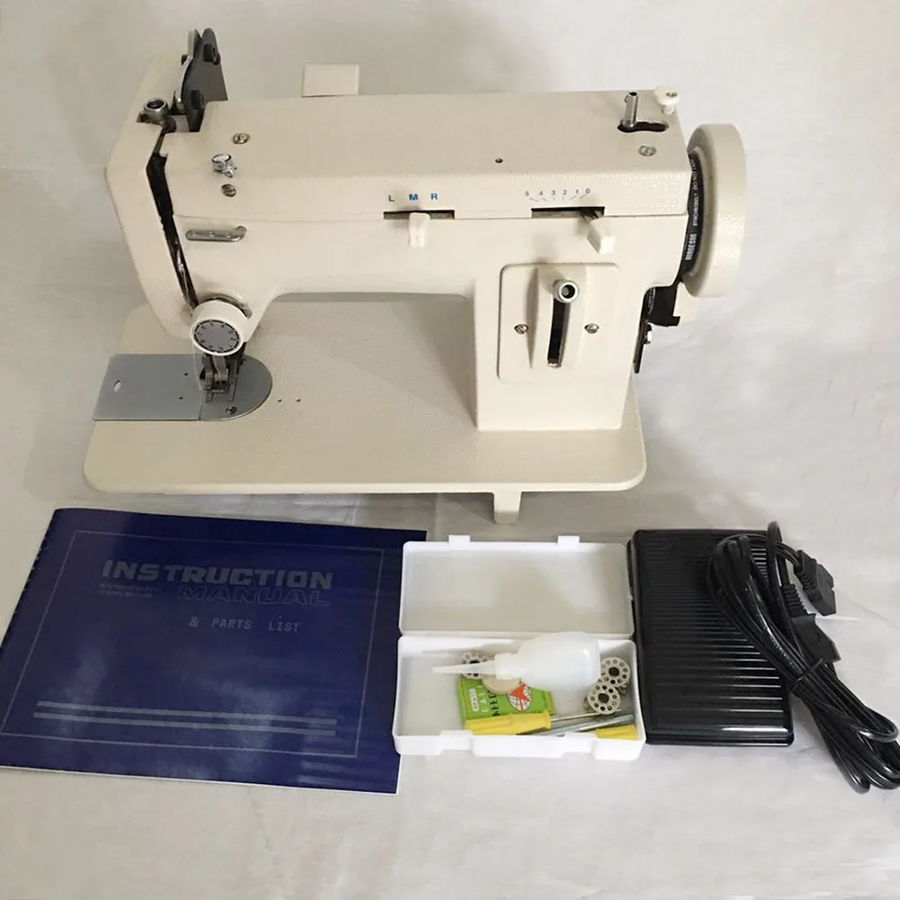 best selling motor drive manual leather left handed sewing machine