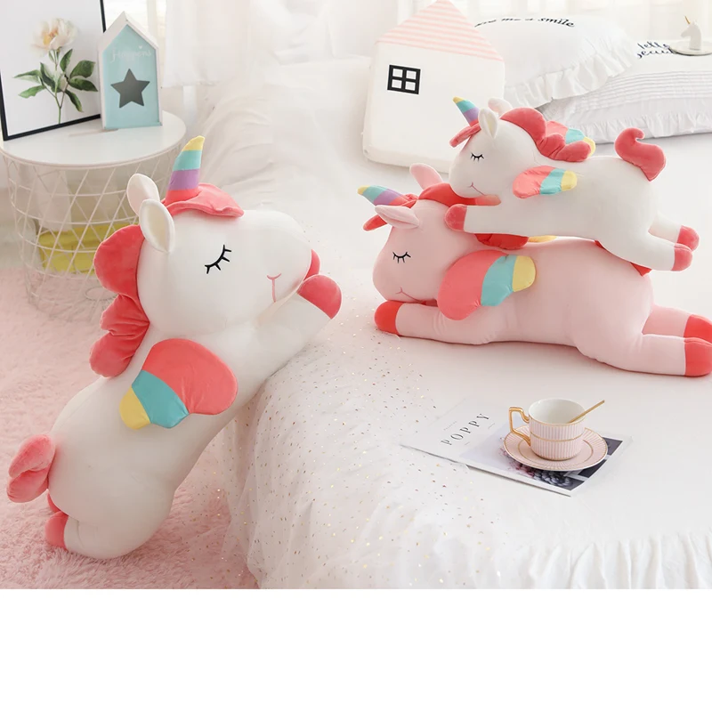 Household Wholesale Custom unicorn plush pillow Stuffed animal unicorn plush toys