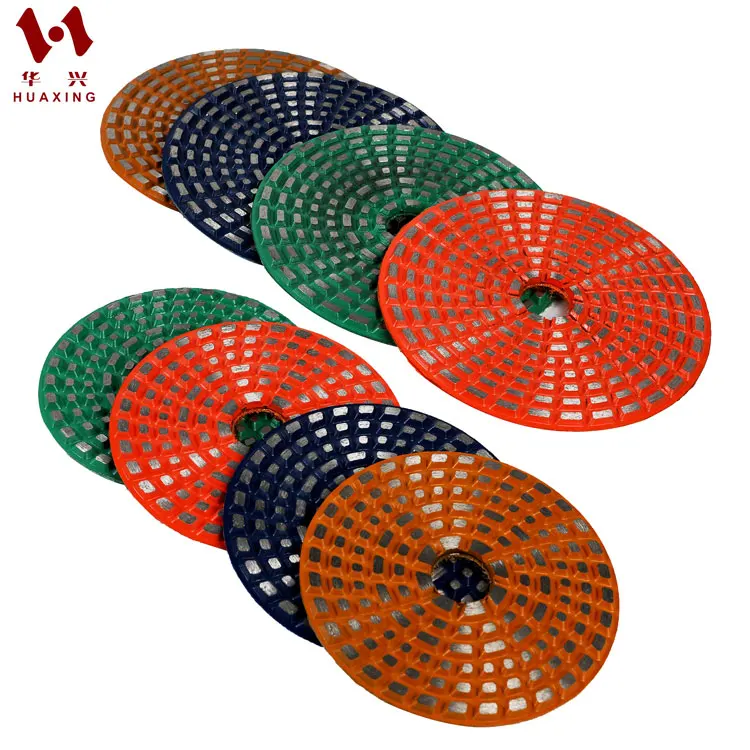 High-end concrete grinder metal bond diamond sintered grinding polishing pad for concrete and stones