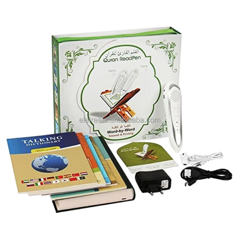 Hot Selling M1 16Gb Pashto Translation Mp3 Player Lcd Quran Read Pen Quran Pen Reader With Headset