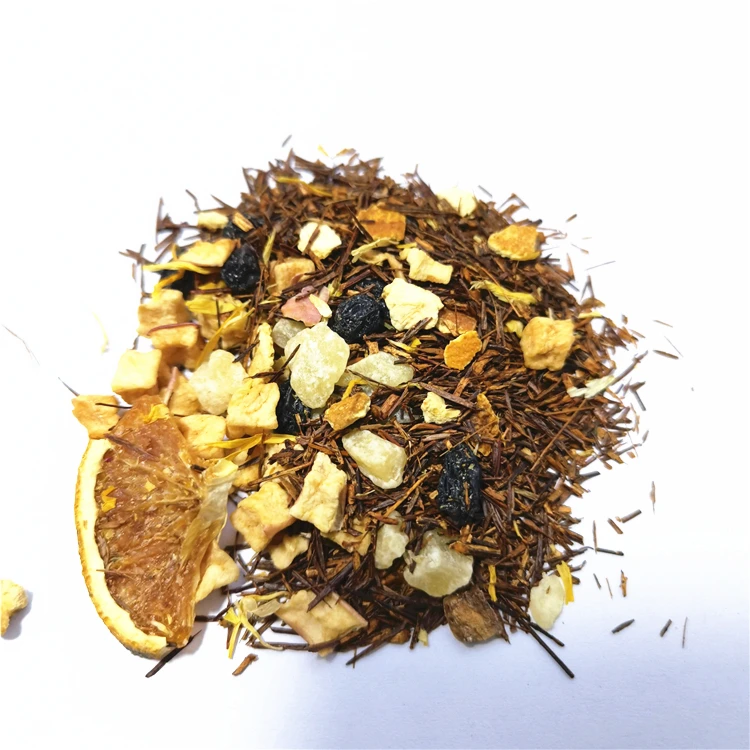 Bulk cheap price lemon fruit citrus south african rooibos black tea