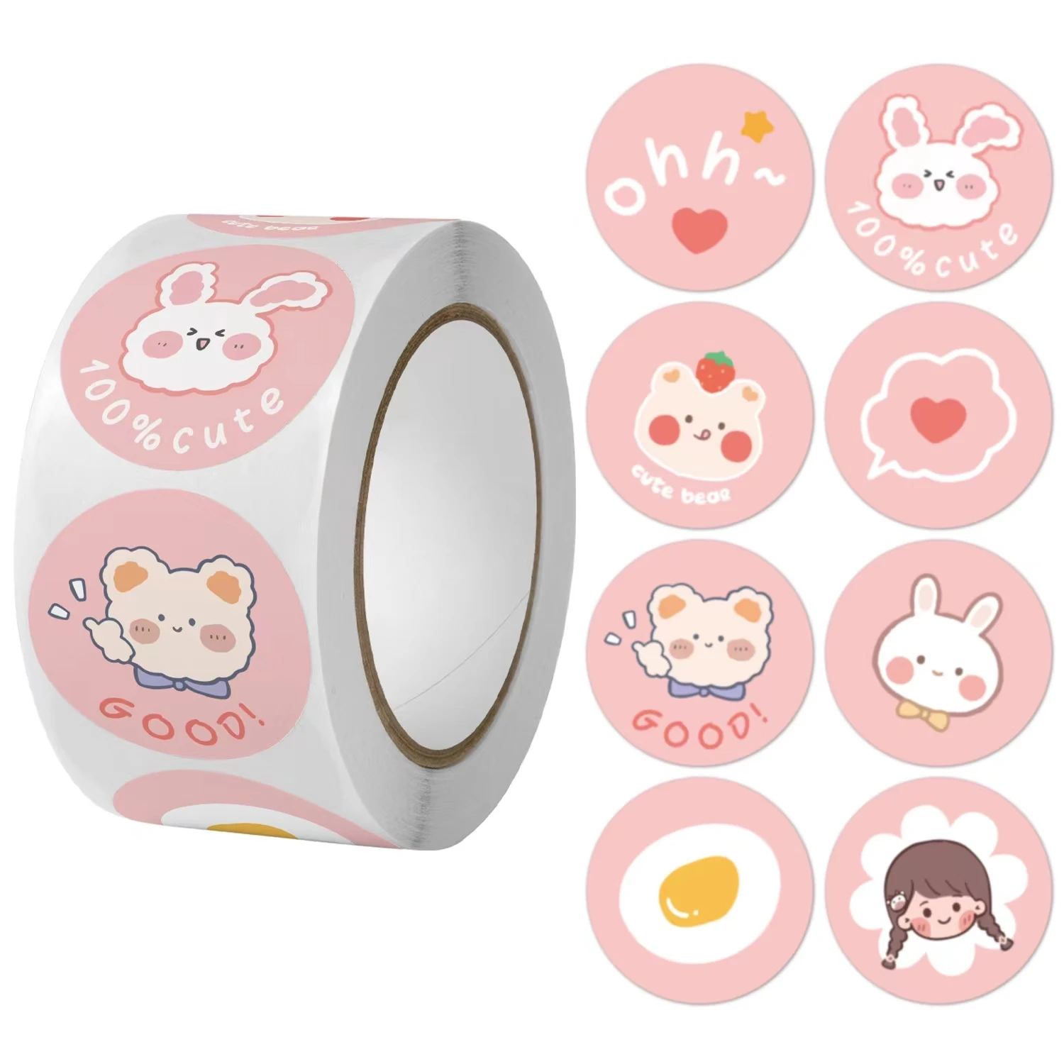 Stamp Seal Round Personalized Thank You For  Small Business Packaging Christmas Gifts Sticker