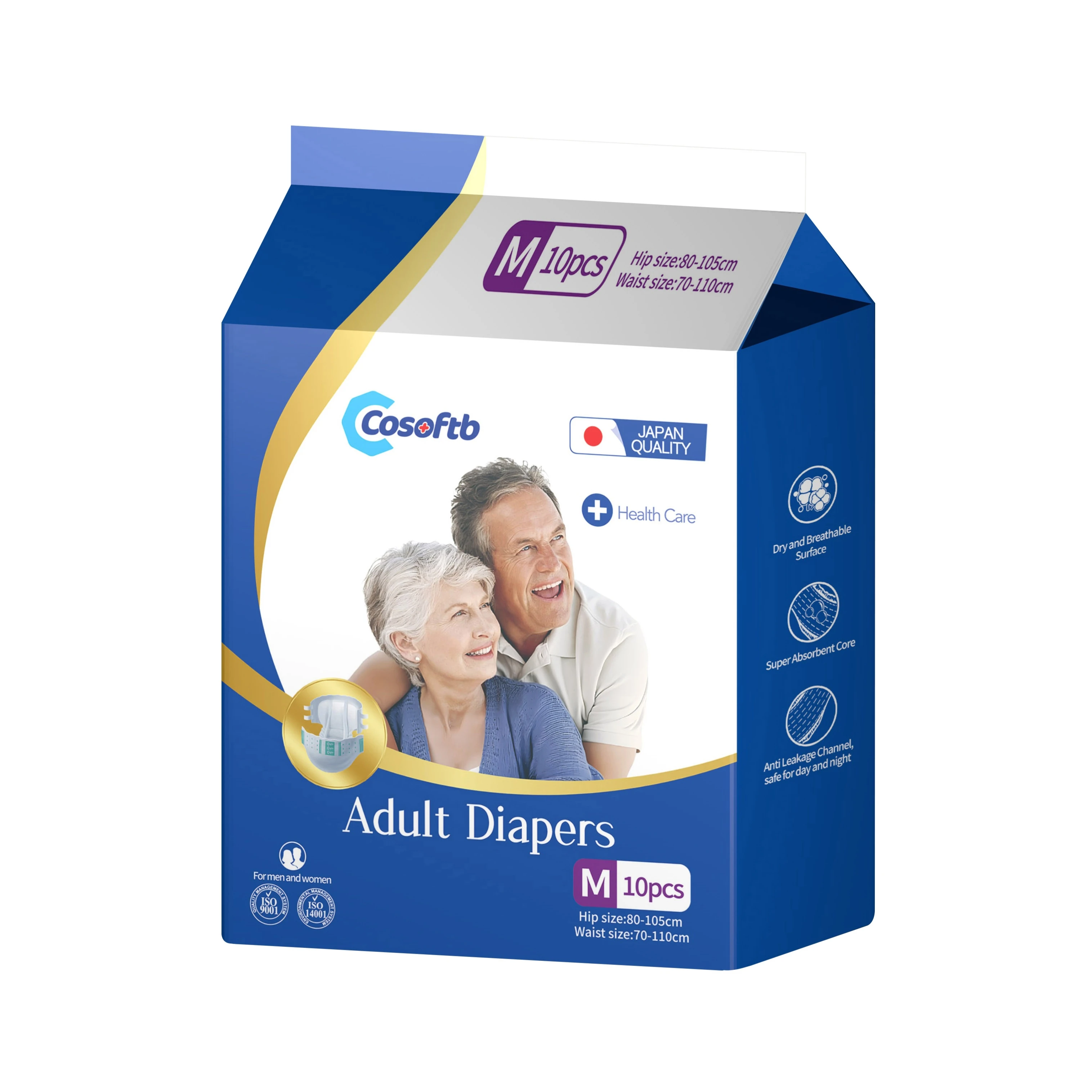 ODM OEM Cosoftb diapers adult DISPOSABLE diapers for adults High absorption adult diaper for Unisex