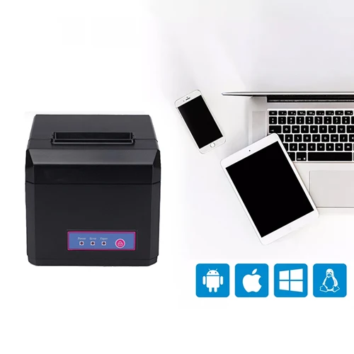 80mm BT Printer Mini Thermal Printer Thermal Receipt Printer