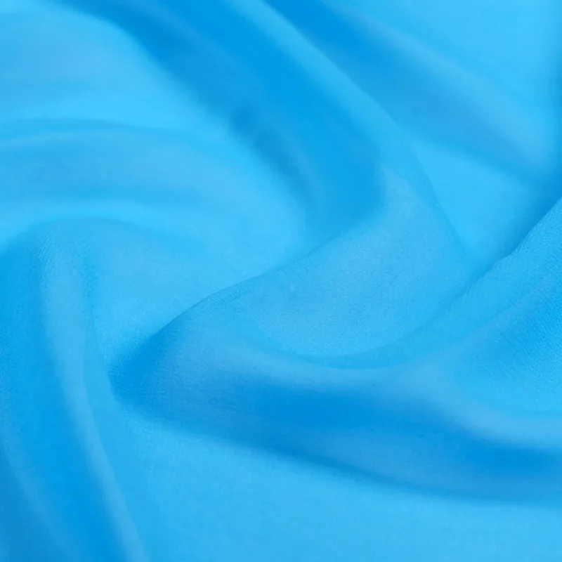 Шелковый жоржет 8 мм, ширина 114 см, 45 дюймов, продается Ярдом, цвет № 02