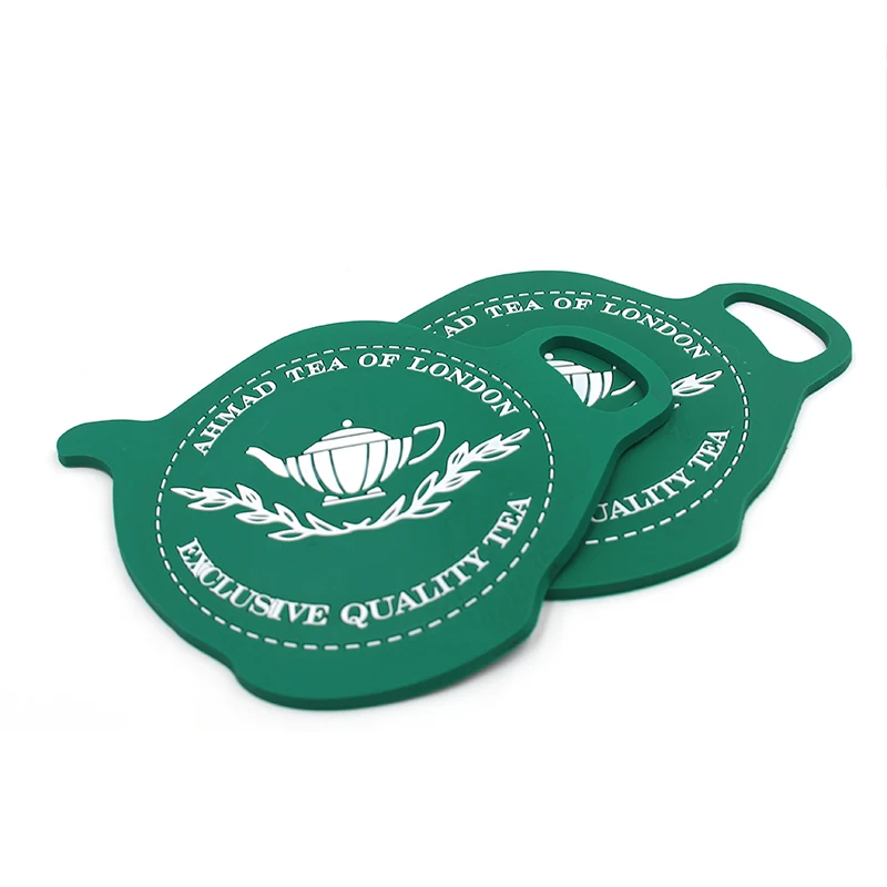 Оптовая продажа, изоляционный мягкий Настольный коврик из ПВХ на заказ, домашняя антиожоговая подставка из ПВХ для чая