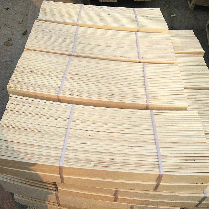High Strength Bent Birch Wooden Bed Slats For Furniture Part
