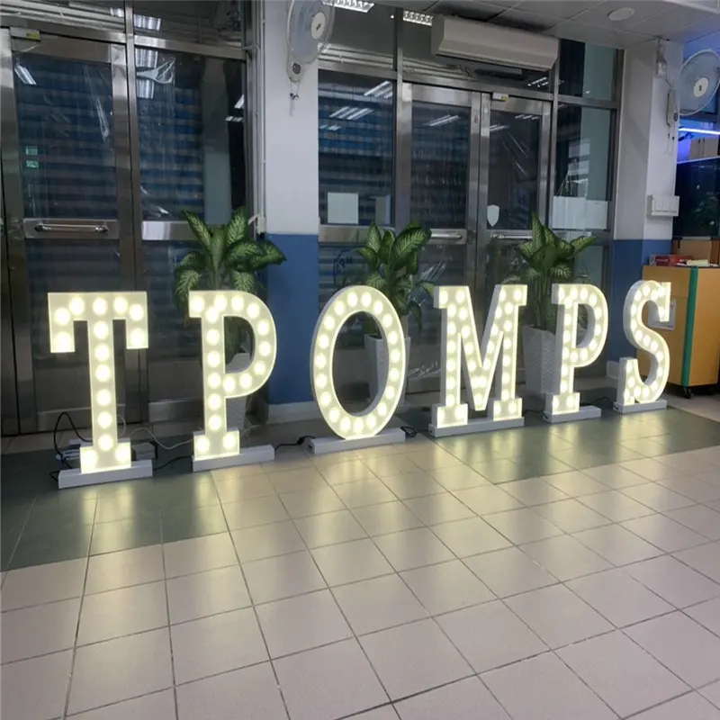 High Quality Cheap Love Light Up Letters 3D Illuminated Letter  LOGO marquee Led Sign and numbers