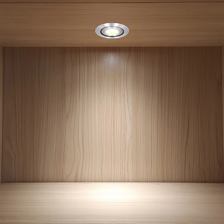 Mini Cabinet Downlight Jewelry 12V 3W Downlights Recessed Led Bathroom Small Down light