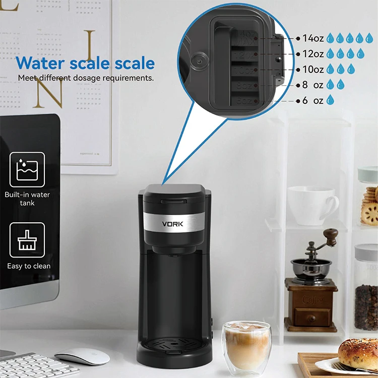Smart appliances Portable coffee maker Custom electric capsule K-cup coffee maker travel