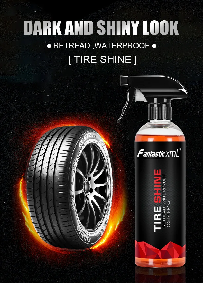 car tire shine spray