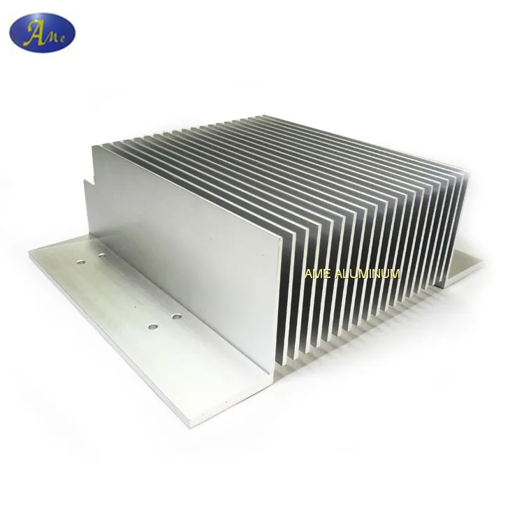 Aluminum Profile LED Heat Sink with Welding Heat Pipe Zipper Fin Soldering Heatsink