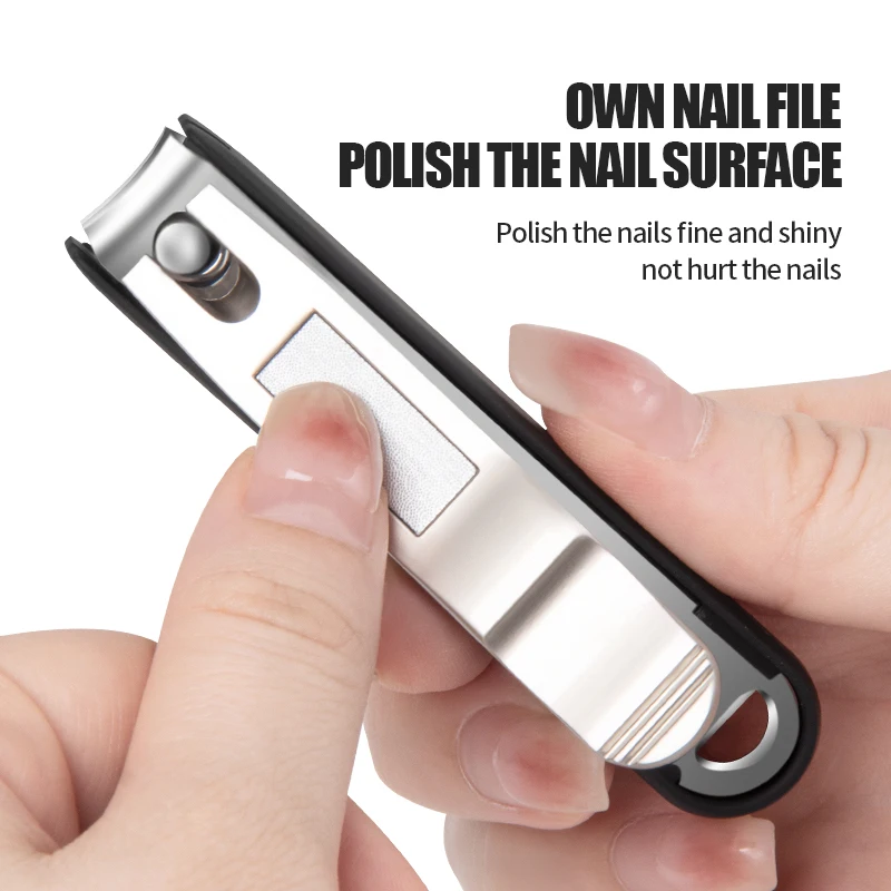 Stainless steel best clipper professional manicure tool spatter-proof nail cutter clippers