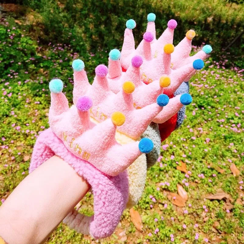 Crown headband girl heart wash headband cute headband apply  hair accessories