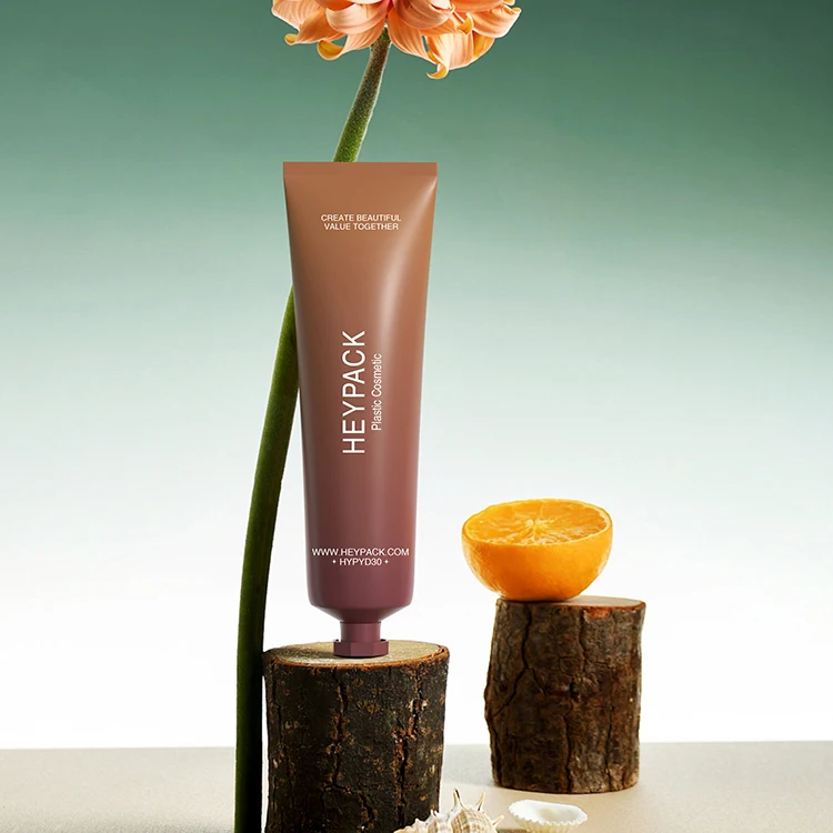 Empty ABL Aluminum Plastic Tube With Octagonal Lid Hand Cream Body Cream Tube Packaging