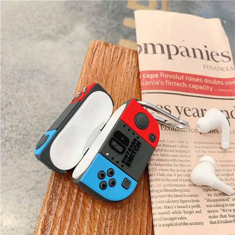 2021 New Wholesale 3D Gameboy Cute Protector with Hook Soft Silicone Case Cover for Airpods Pro for Airpods 1 2 Pro