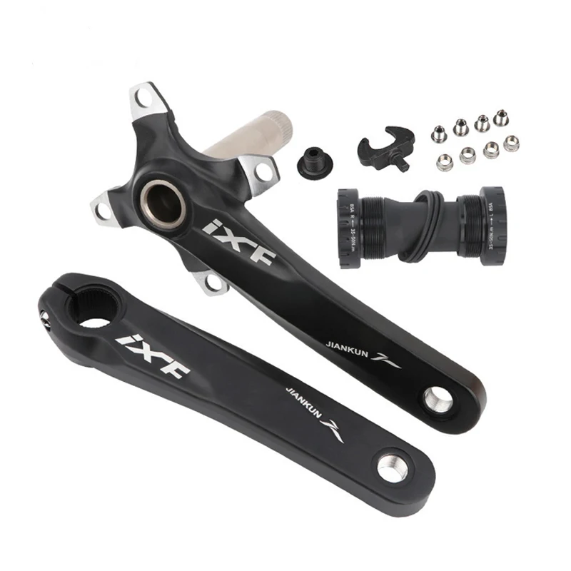 Bicycle Crank Set IXF  Aluminum Alloy 170mm 104 BCD CNC ultralight Crank Arm MTB/Road Bike Crankset