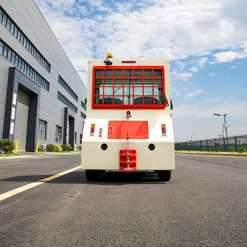 Aircraft ground Aviation equipment baggage 30-ton airport tow tractor with enclose cab