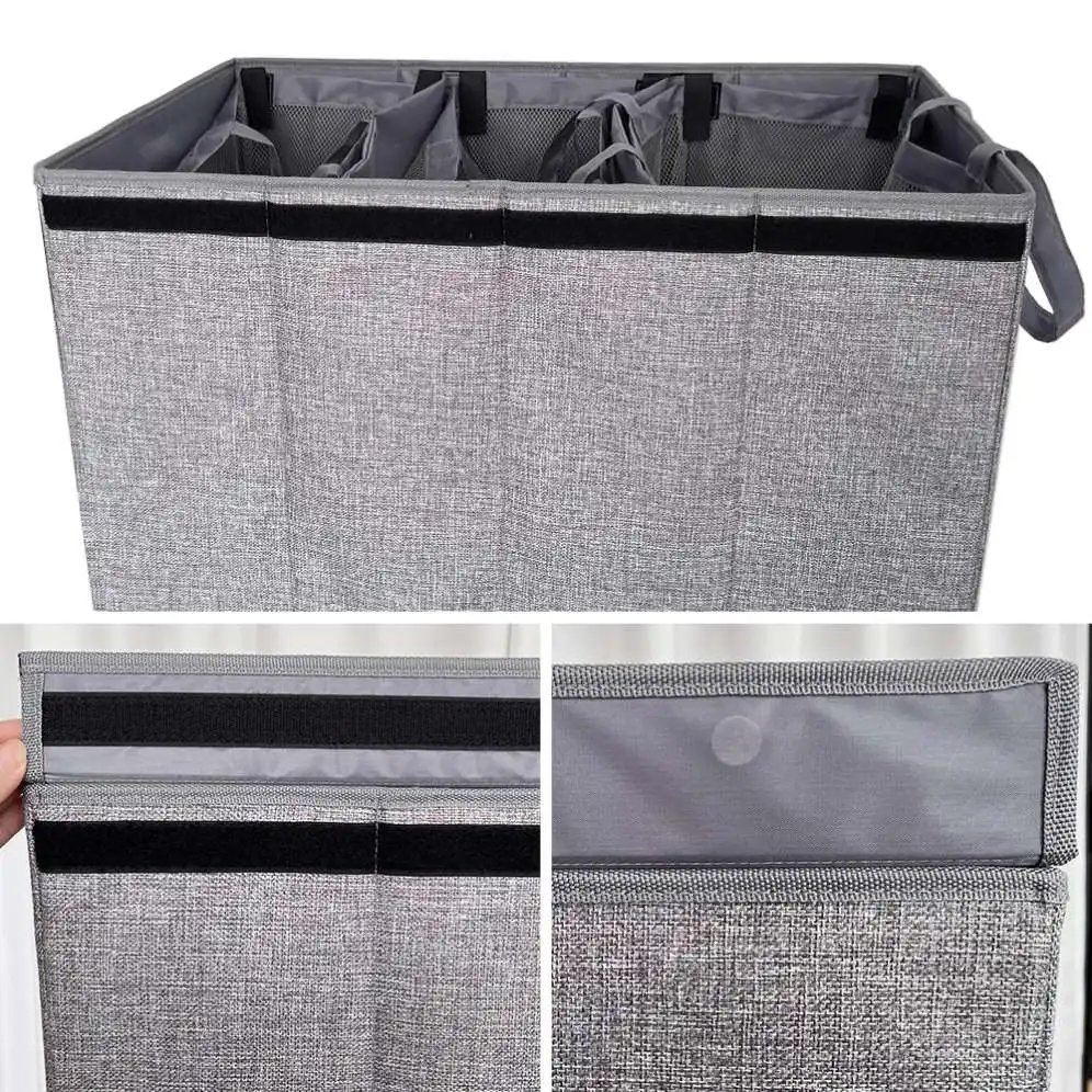 2022 big custom folding storage box portable mesh top-selling large capacity foldable laundry hamper
