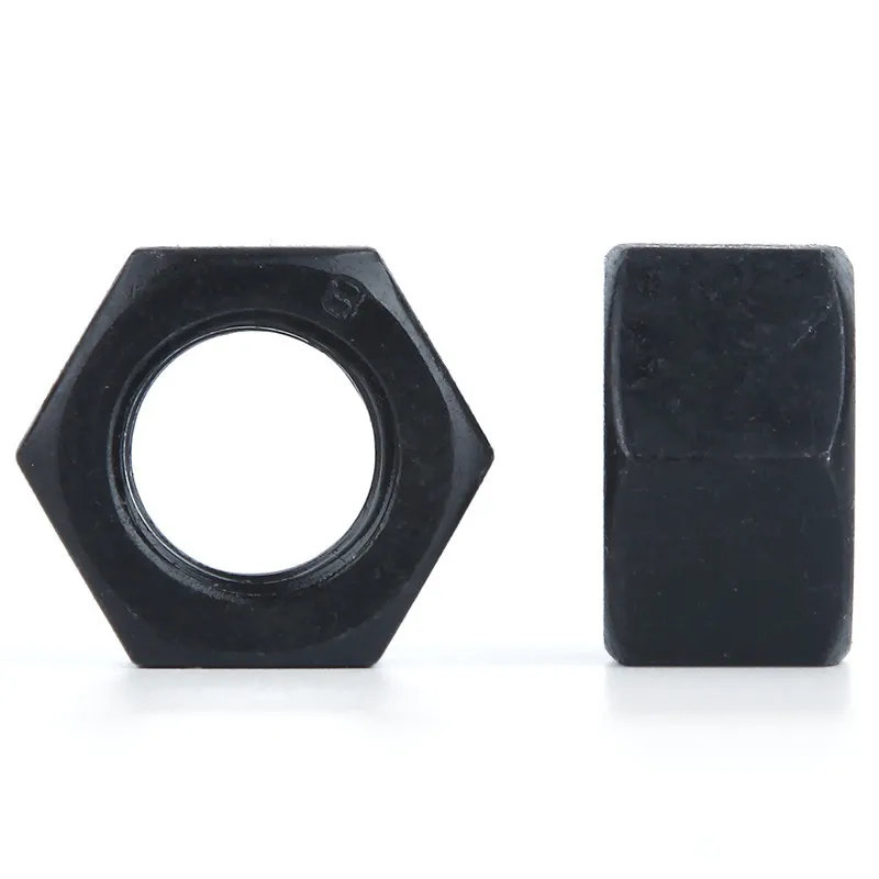 High Quality High Strength Hex Nuts Wholesale Price High Strength Hex Nuts Black Oxide