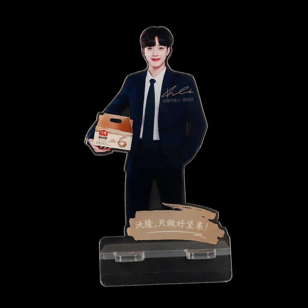 Wholesale promotional stand custom clear acrylic kpop stande standee kpop
