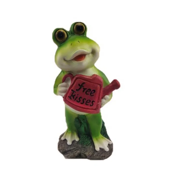 
Designed and made in China resin frog garden decoration Resin Crafts for Gifts 