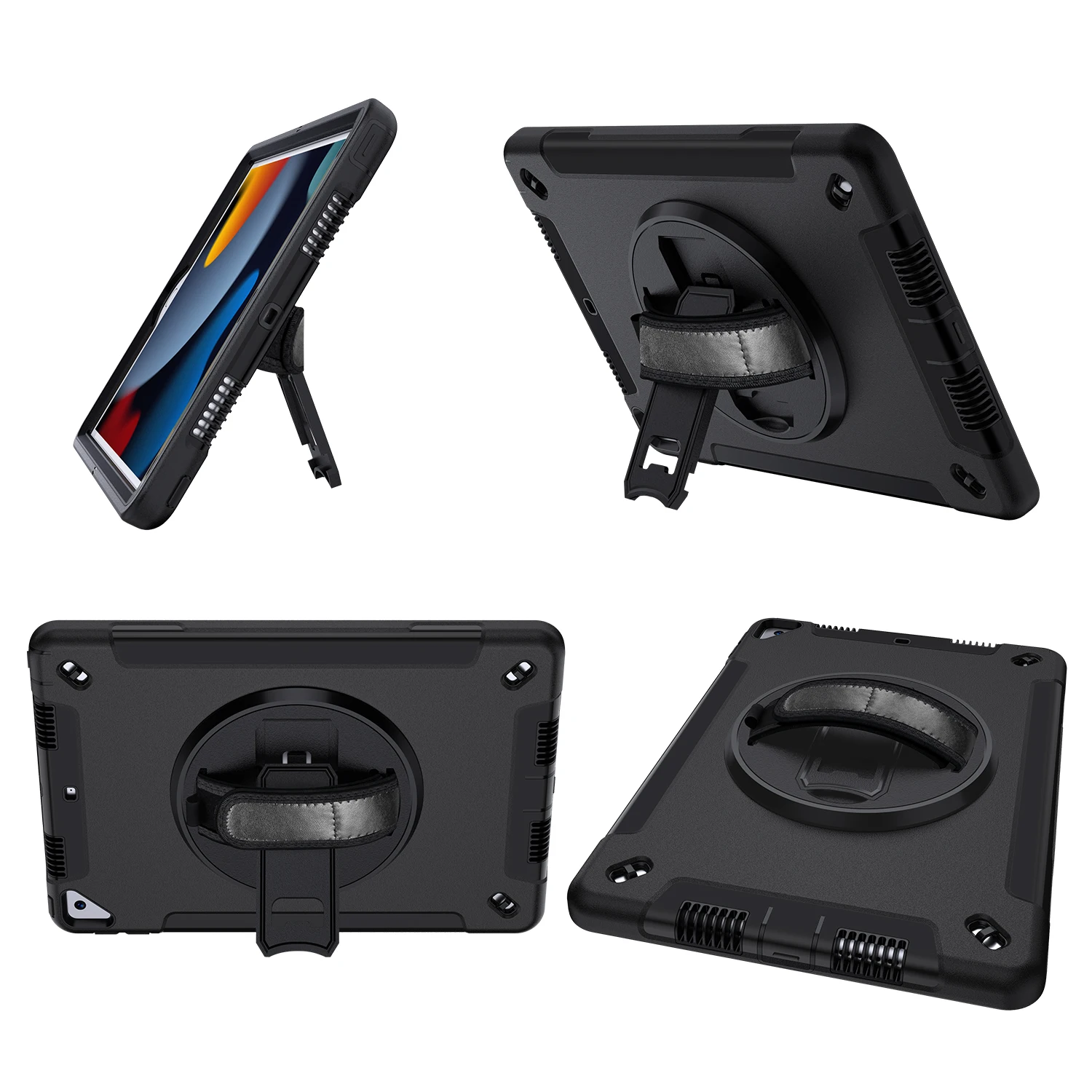 Anti theft tablet computer stand protective case combination laptop lock anti fall tablet protective cover