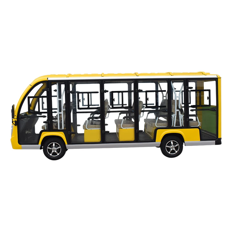 Electric Sightseeing Bus 17 Seater Electric Sightseeing Car 72V 9kw Motor