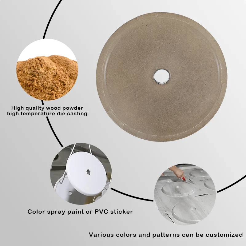 low price foreign trade export Eco-friendly wooden pedestal fan base machine industrial fan base counterweight