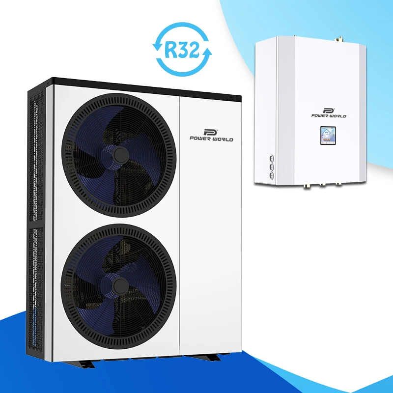 High quantity purchase scroll compressor hvac systems with split heat pump 16 kw boiler